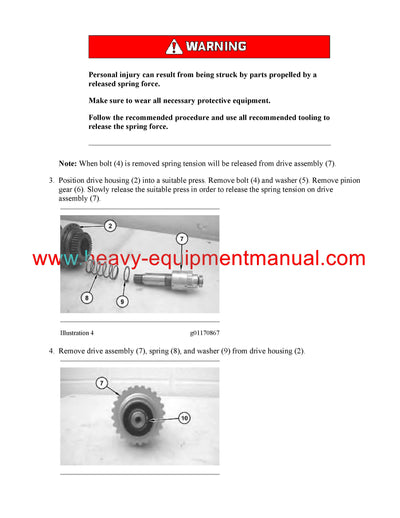 DOWNLOAD CATERPILLAR G3508 GENERATOR SET SERVICE REPAIR MANUAL E8C