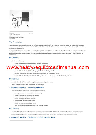 DOWNLOAD CATERPILLAR G3512B GAS ENGINE SERVICE REPAIR MANUAL JHH