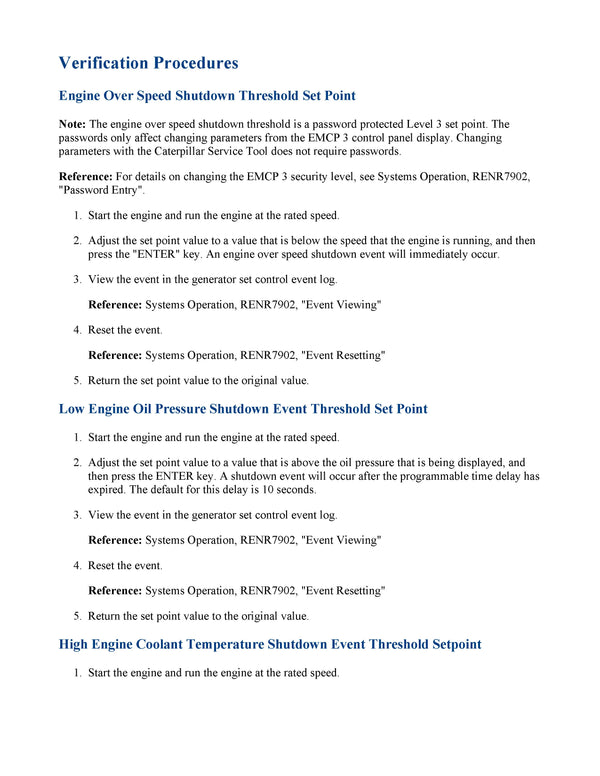 Download Caterpillar G3516 GEN SET ENGINE Service Repair Manual 8BZ