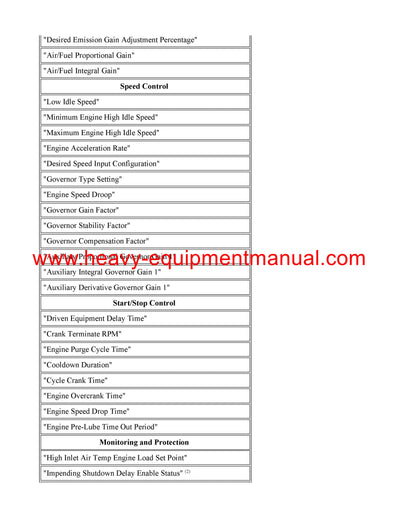 Download Caterpillar G3520E GENERATOR SET Service Repair Manual HAL
