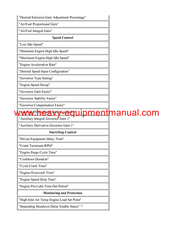 Download Caterpillar G3520E GENERATOR SET Service Repair Manual HAL