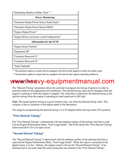 DOWNLOAD CATERPILLAR G3520E GENERATOR SET SERVICE REPAIR MANUAL HAL