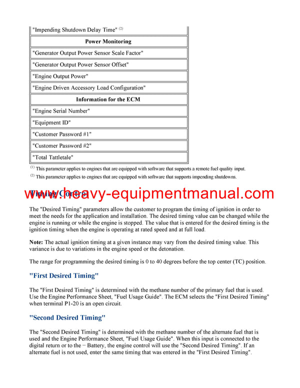 Download Caterpillar G3520E GENERATOR SET Service Repair Manual HAL