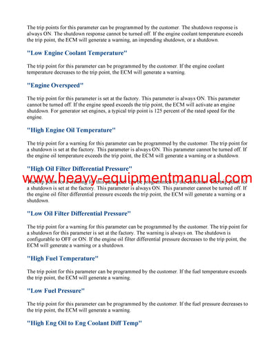 Download Caterpillar G3520E GENERATOR SET Service Repair Manual SXY