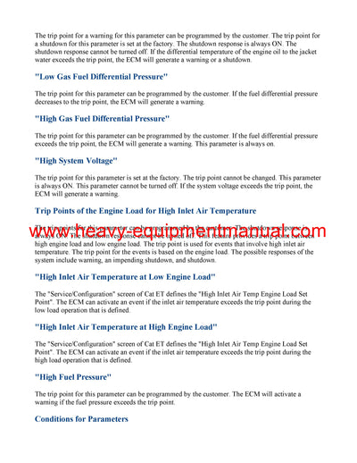 DOWNLOAD CATERPILLAR G3520E GENERATOR SET SERVICE REPAIR MANUAL SXY