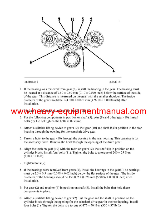 DOWNLOAD CATERPILLAR G3616 GAS ENGINE SERVICE REPAIR MANUAL ZZY