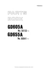 Komatsu GD605A-1(JPN) Motor Grader Parts Manual SN 50002-UP