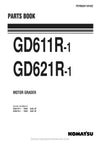 Komatsu GD621R-1(JPN) Motor Grader Parts Manual SN 10001-UP