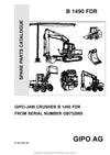 GIPO-JAW CRUSHER B 1490 FDR PARTS CATALOGUE MANUAL PDF DOWNLOAD