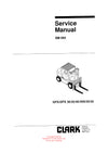 Clark GPX DPX 30 55 (SM-593A) Forklift Service Repair Manual - PDF Download
