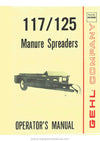 Gehl 117 125 Manure Spreader Operator Manual 903696A PDF Download