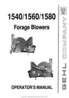 Gehl 1560 Feeder Blower Operators Manual 904399A 1989