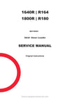 Gehl 1640R  R164 1800R R180 Skid- Steer Loader Service Manual 50114331