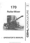 Gehl 170 Roller Mixer Operator Manual 906593 - PDF Download