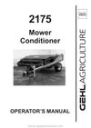 Gehl 2175 Mower Conditioner Operators Manual 906635A 1993