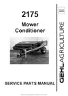 Gehl 2175 Mower Conditioner (906693A) Parts Manual Download PDF