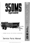 Gehl 350MS Box Manure Spreader Parts Manual Download PDF