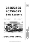 Gehl 3725 3825 4525 4625 Skid-Steer Loader Operator Manual 907234B PDF