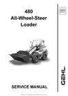 Gehl 480 All-Wheel-Steer Loader (918117A) Service Manual PDF Download