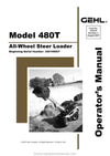 Gehl 480T All-Wheel-Steer Loader Operator Manual 918118C PDF Download