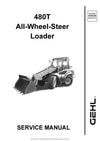 Gehl 480T All-Wheel-Steer Loader (918120A) Service Repair Manual Download