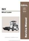 Gehl 521 Wheel Loader (50940187A) Service Repair Manual Download PDF
