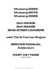 Gehl 5640E 6640E 2066 2076 2086 Skid Steer Loader Service Manual 917292B 2009