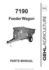 Gehl 7190 Feeder Wagon (907554A) Parts Manual Download PDF