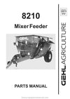 Gehl 8210 Mixer Feeder Parts Manual 908016A 2002