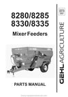 Gehl 8280 8285 8330 8335 Mixer Feeder Parts Manual 909748A 2002