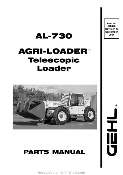 Gehl AL-730 Telescopic Handler (908473C) Parts Manual Download PDF