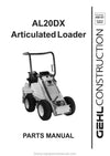 Gehl AL20 DX Series II Articulated Loader Parts Manual 908181A 2001