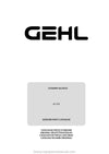 Gehl AL230 Articulated Loader (52766999) Parts Manual PDF Download