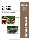Gehl AL440 AL540 Articulated Loader Service Manual 918275-B 2011