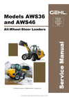 Gehl AWS36 AWS46 Wheel Loader (918265A) Service Repair Manual PDF