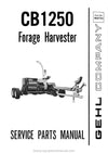 Gehl CB 1250 Forage Harvester Service Parts Manual Download PDF