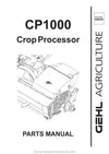 Gehl CP1000 Crop Processor Parts Manual Download PDF