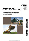 Gehl CT7-23 Turbo Telescopic Handler (913293E) Parts Manual SN 245989 - 263523 