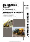 Gehl DL7-44 DL9-44 DL11-4455 DL12-4055 Telescopic Handler Operator Manual 50960019D