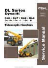 Gehl DL6, DL7, DL8, DL9, DL10, DL11, DL12 Dynalift Telescopic Handler Service Manual 907871B