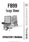 Gehl FB99 Forage Blower (902793C) Operator Manual PDF Download