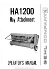 Gehl HA1200 Hay Attachment Operators Manual 903040A