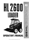 Gehl HL2600 Loader Operator Manual 901989A PDF Download