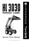 Gehl HL3030 Hydracat Loader Service Parts Manual 620371