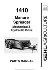 Gehl 1410 Manure Spreader Parts Manual Download PDF