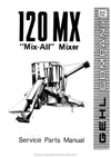 Gehl MX 120 Mixer Service Parts Manual 901533A
