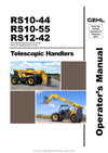 Gehl RS10-44 RS10-55 RS12-42 Telescopic Handler Operator Manual 913328B PDF