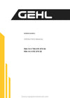 Gehl RS4-14 H TSS 57K ST5 S2 RS4-14 H 57K ST5 S2 Telescopic Handler Operator Manual 647850US