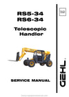 Gehl RS5-34 Telescopic Handler (913241) Service Repair Manual PDF Download
