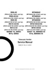 Gehl RS6-42 MARK 74, GEN3 M74, GEN4 Telescopic Handler (50960181) Service Manual SN 215601 & Up 